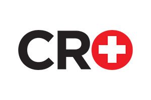 A red cross logo with the word cro in it.