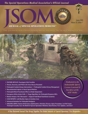 Cold Weather Injury in a Special Operations Aviation Crew Member: A Case Report